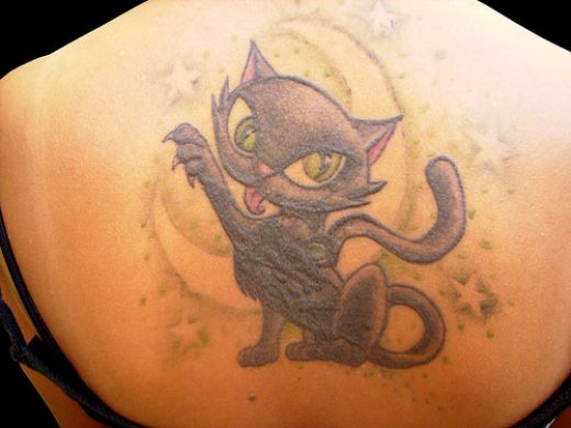 Purple Cat tattoo gallery cool guys