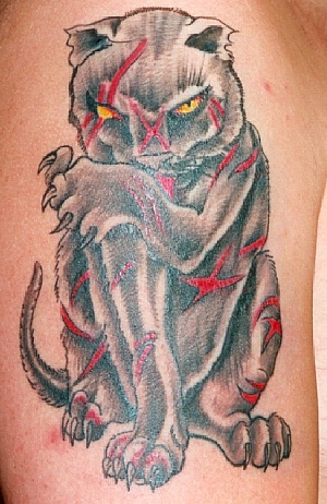 cats tattoo. As I looked for cat tattoos,