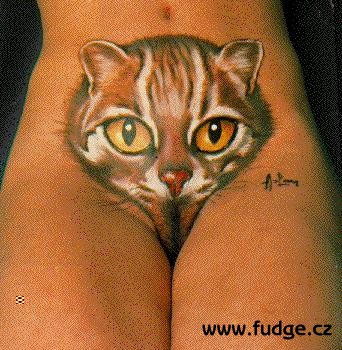 Tiger Tattoo Design On Women's Body